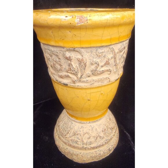 Vintage Chalice Candle Holders with a Greek Key Pattern - Picture 14 of 16